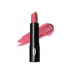 Image of a bright pink red cream lipstick