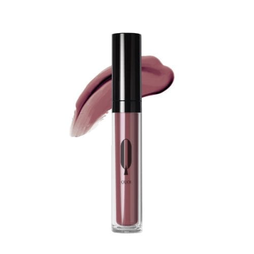 Image of a dark pink liquid lipstick