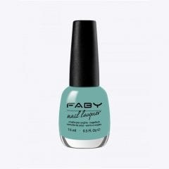 Image of a bright turquoise nail lacquer