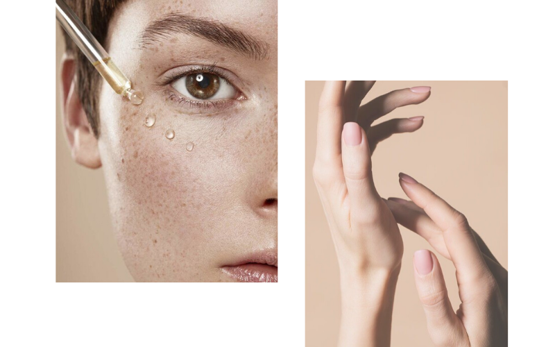 This is a headline image for a winter skin blog