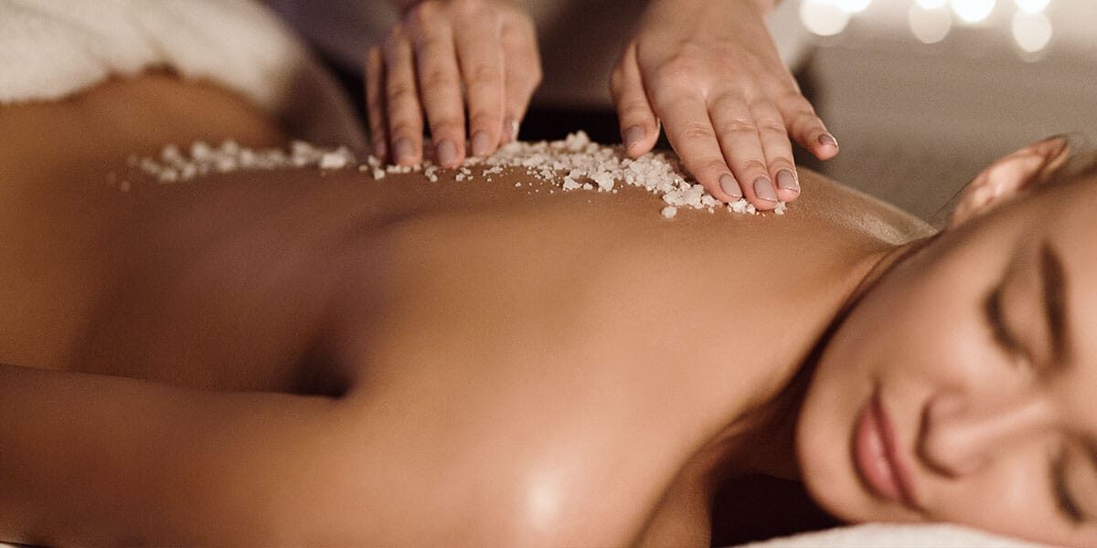 woman having a spa treatment in christchurch nz